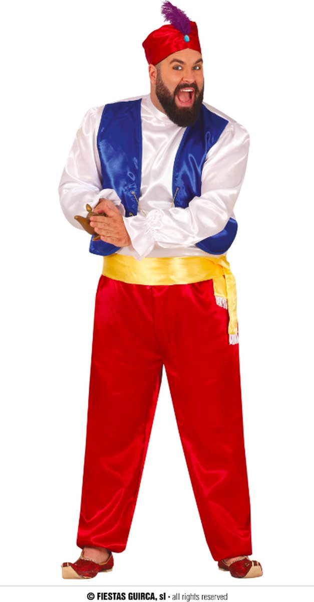 Fiestas Guirca - Kostuum Genie Lamp - XL (54-56) - Carnavalskleding - Carnaval - carnavalskleding 2027 - Carnaval kostuum