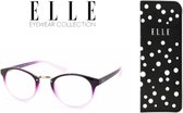 Leesbril Elle Eyewear EL15930-Paars Roze-+1.00