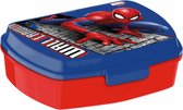Lunch box Marvel Spiderman / lunch box pour enfant - rouge / bleu - plastique - 20 x 10 cm
