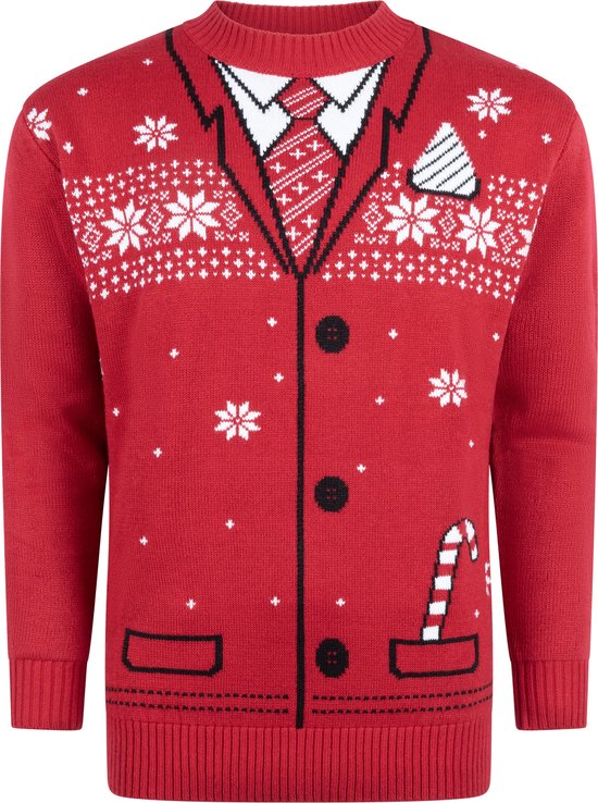 Foute Kersttrui Heren - Christmas Sweater "Keurig Kerst" - Mannen Maat XS - Kerstcadeau