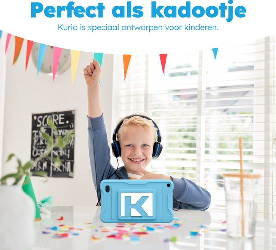 Tablette pour enfants Kurio - Tablette 7 pouces - Sécurité en ligne - Contrôle parental - YouTube kids - gestion des applications - Android 13 GO -