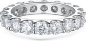 Evertina - 18k Witgouden Moissanite Eternity Ring - 0.3 karaat