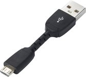 Renkforce USB-kabel USB 2.0 USB-A stekker, USB-micro-B stekker 0.05 m Zwart RF-4260171