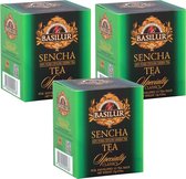 BASILUR Sencha - Klassieke groene thee in zakjes, 10x1,5 g