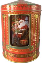Boîte à musique et boîte de rangement carrousel du Père Noël - Boîte à musique de Noël et boîte de Noël avec le Père Noël