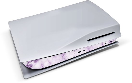 Playstation 5 Marble Skin Purple - PS 5 - Panneau central - Autocollant - Wrap