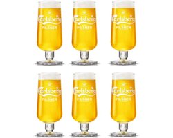 Carlsberg Bierglazen - 6 stuks - Pint