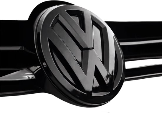 Emblème Volkswagen - noir - Golf 7 - MK 7 - Set de 2 Avant et Arrière -  Logo VW VW