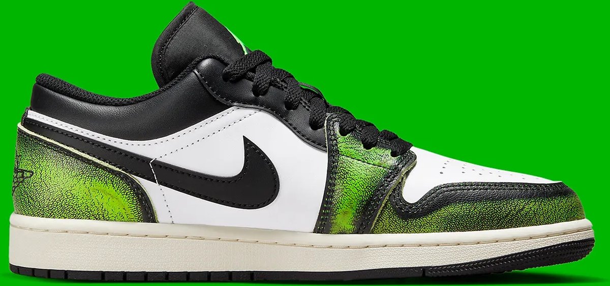 Sneakers Nike Air Jordan 1 Low Special Edition Electric Green Maat 37.5 bol