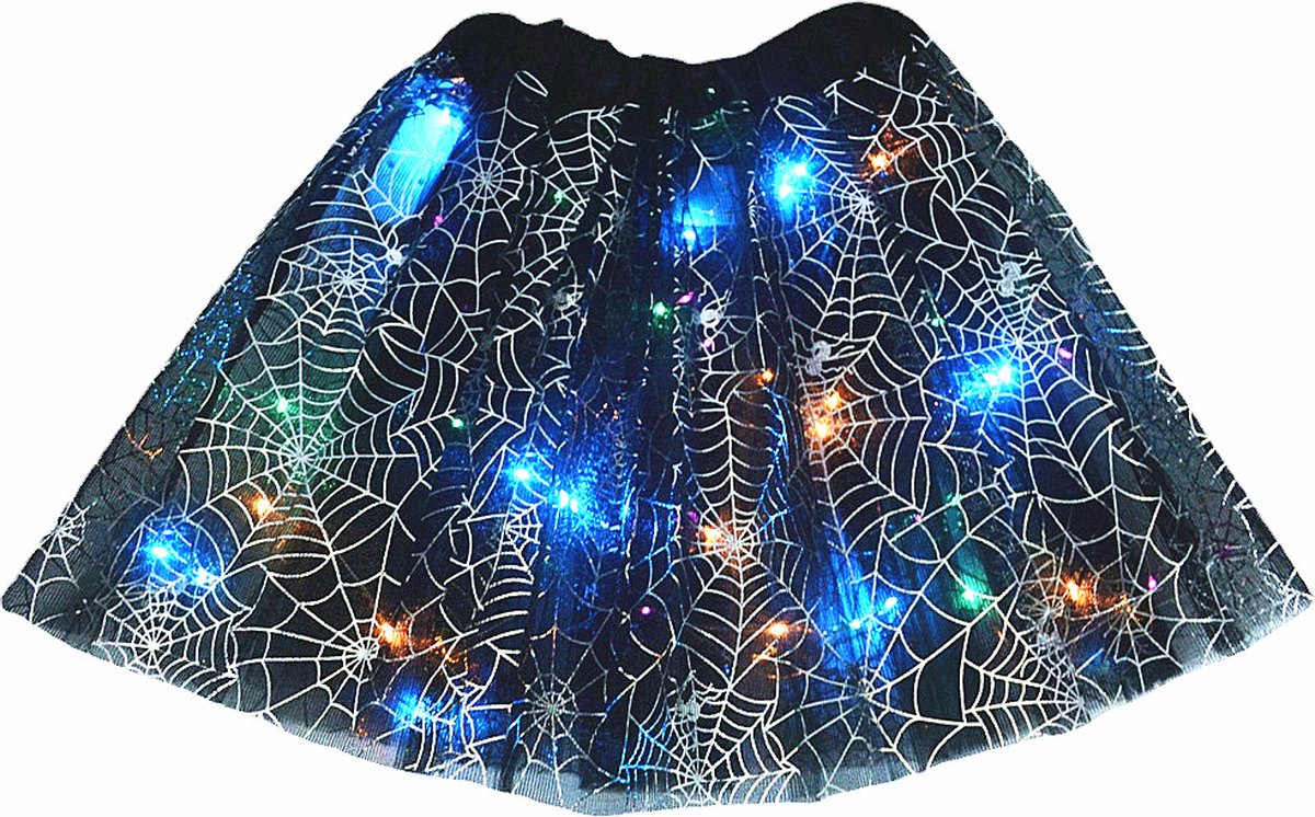 2026 led verlichte tutu rok, lichtgevende feeën engel mesh rave