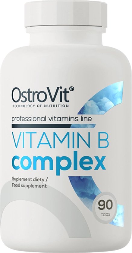 Vitaminen - Vitamin B Complex - 90 Tablets - OstroVit - ALLE Vitamines B in een Supplement!