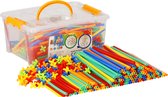 Springos Bouwrietjes - Voor Kinderen - Speelgoed - Educatie - Ontwikkeling - 800 Stuks