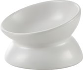 Mangeoires surélevée pour chat – Wit – Céramique – Mangeoires surélevée et ergonomique pour Chats – Gamelle surélevée pour chat – Durable – Hygiénique – Facile à nettoyer – Mangeoires pour chat – Mangeoires chien en céramique