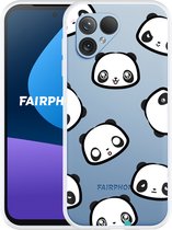 Cazy Hoesje geschikt voor Fairphone 5 Panda Emotions