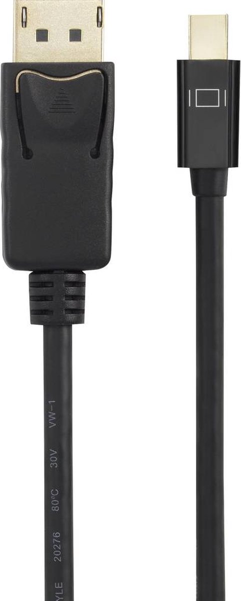 Image of Renkforce RF-4538174 DisplayPort-kabel Mini-displayport / DisplayPort Adapterkabel Mini DisplayPort-stekker, DisplayPor