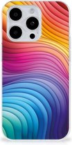 TPU Hoesje Geschikt voor iPhone 15 Pro Regenboog