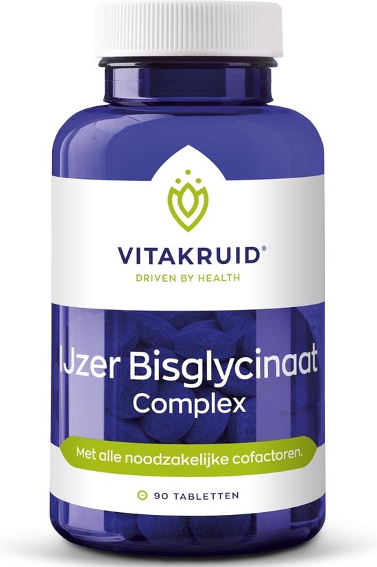 VitaKruid IJzer Bisglycinaat complex - 90 tabletten