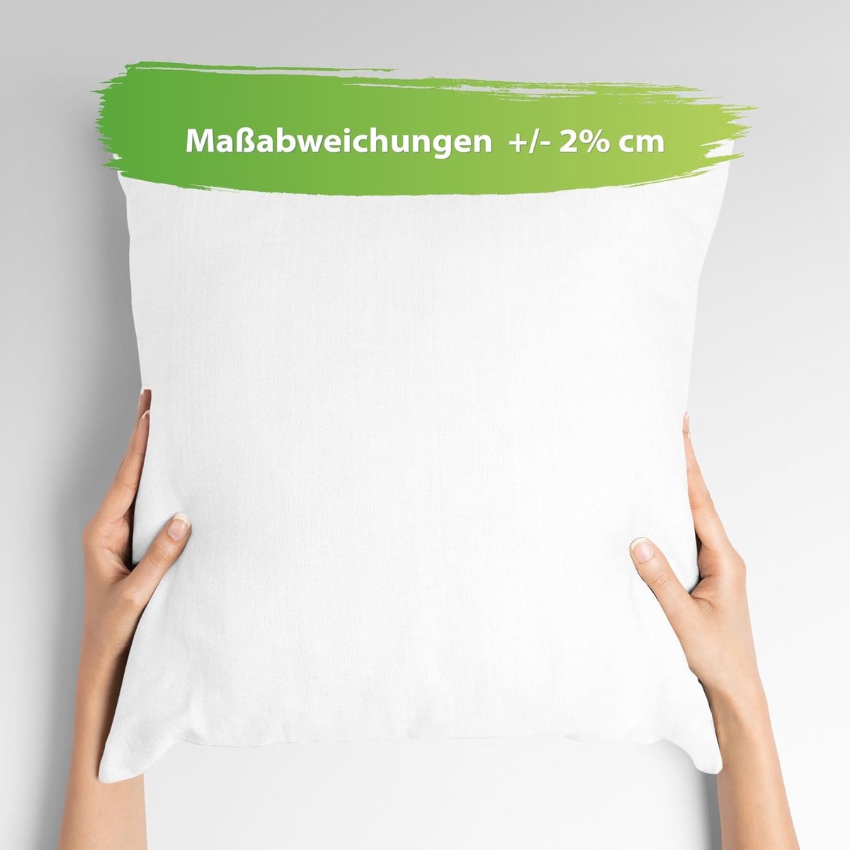 Set van 2 hoofdkussens, 40 x 60 cm, overtrek: 100% katoen, 1600 gram microvezelvulling, stevig en ondersteunend slaapkussen, kussen, bedkussen voor mensen met allergieën, zijslapers, ademend, comfort