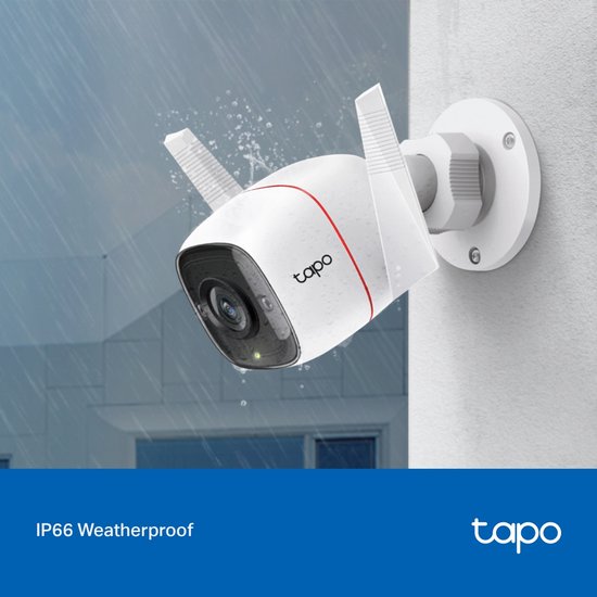 Tapo C310 Beveiligingscamera buiten - 2K - Sterrenlicht-nachtzicht Home Security Wi-Fi - Wit - 2 pack — afbeelding 4