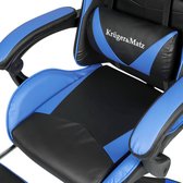 Gamestoel - bureaustoel - GX-150 - Black Blue + massage functie