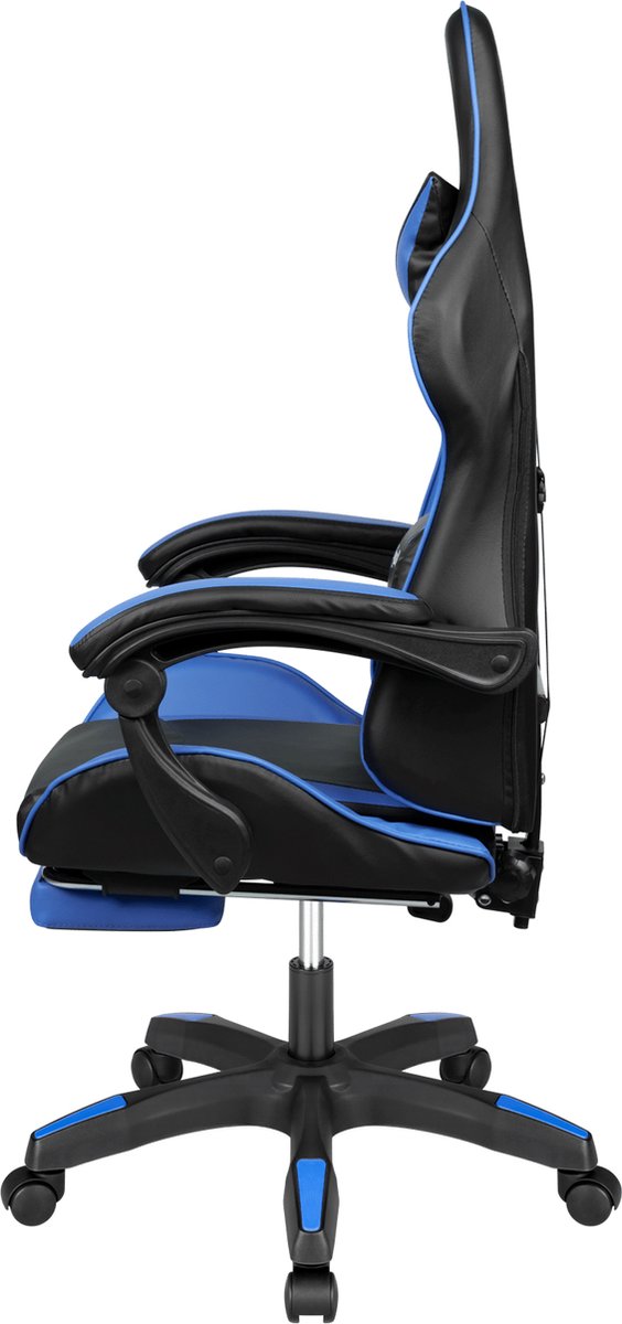 Gamestoel - bureaustoel - GX-150 - Black Blue + massage functie