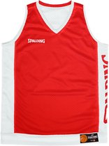 Spalding Reversible Shirt Heren - Rood / Wit | Maat: L