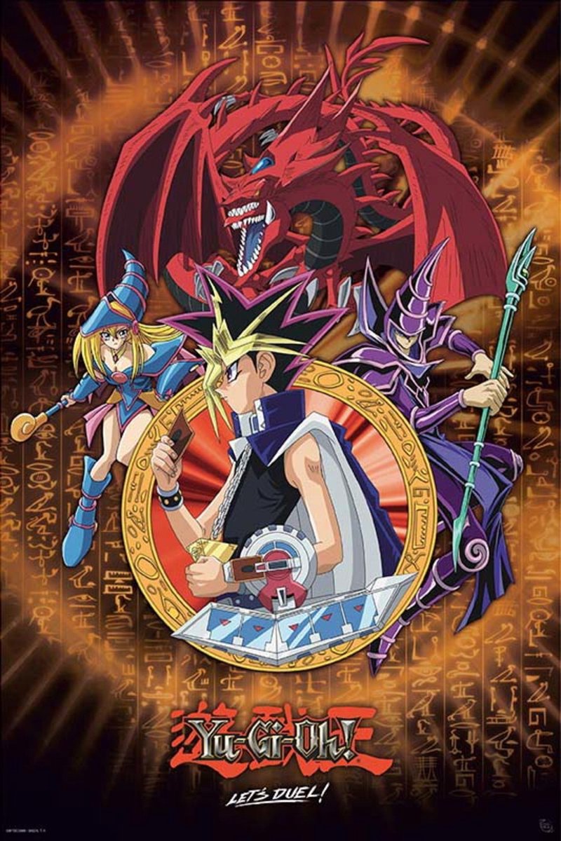 ABYSTYLE Poster Yu-Gi-Oh! - Yugi Slifer And Magician 61x91,5cm Divers