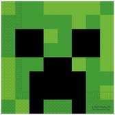 Wefiesta - Minecraft - Serviettes (20 pièces)