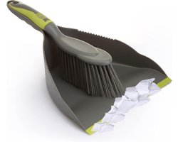 Dustpan and Broom Set,Widesmart Desktop Toetsenbord Sweep Reinigingsborstel Kleine Bezem Stofpan Plastic Schoon Gereedschap voor Badkamer,Keuken,Huisdier Kooi,Computer