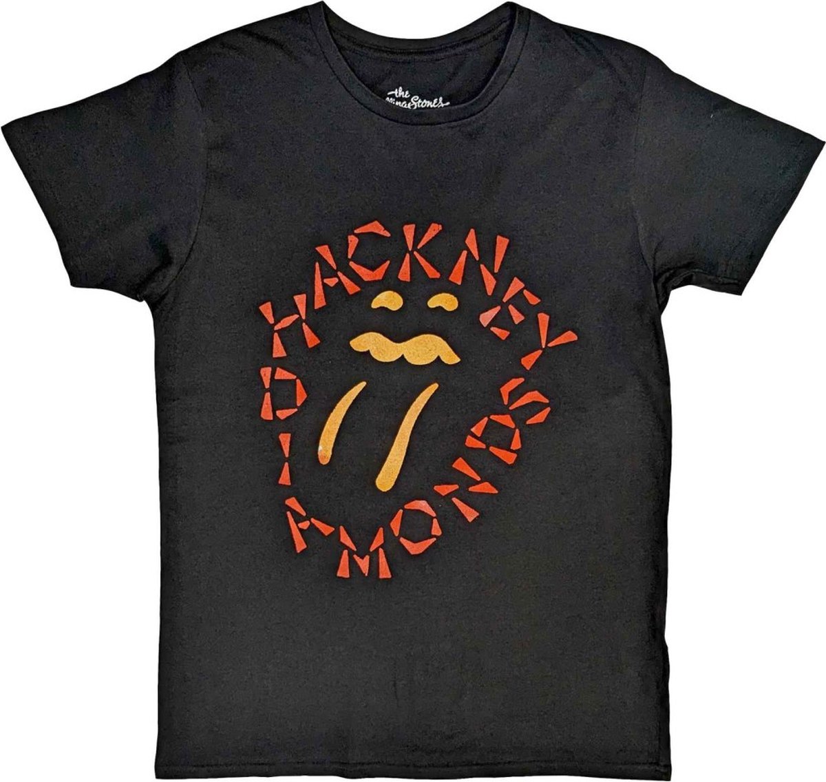The Rolling Stones - Hackney Diamonds Negative Tongue Heren T-shirt - 2XL - Zwart