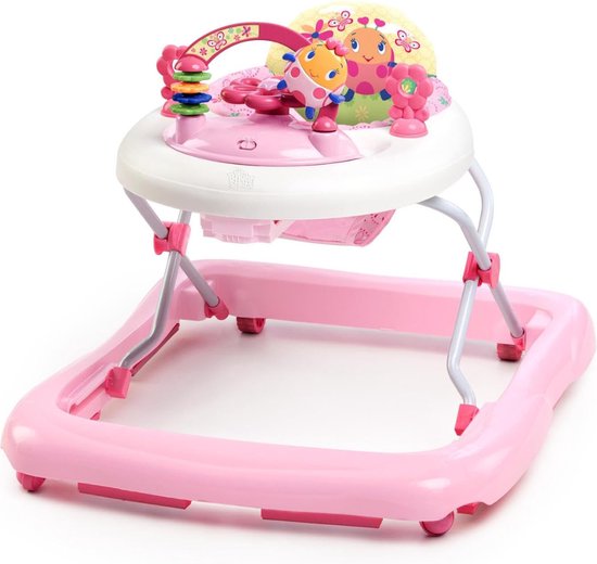 Loopstoel in hoogte verstelbaar - veiligheidsstopper - afneembaar speelgoed - loopstoeltje baby met lichten, melodieën en volumeregelaar