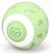 Chats interactifs à balle auto-roulante Otium!® - Jouets pour chats - Comprend un câble USB et des queues - Jouets pour chats - Smart - Vert