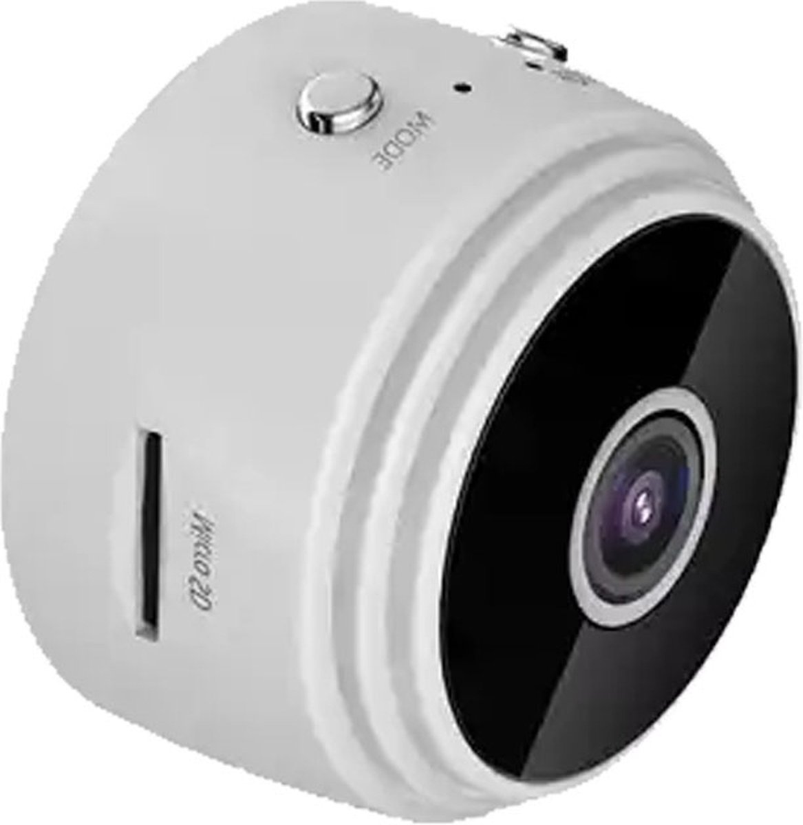 Mini Wi-Fi beveiligingscamera - 2MP - 1080P Full HD - A9 - Bewegingsdetectie - Bediening via APP - Wit