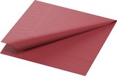 Tissue servet 24 x 24 cm Bordeaux 2-laags 2400 stuks