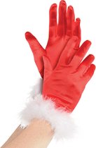 Amscan Handschoenen Dames Kerst Polyester Rood One-size