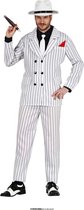 Guirca - Costume Mafia - Godfather Italien Mister Monopoly - Homme - Blanc / Beige - Taille 52-54 - Déguisements - Déguisements