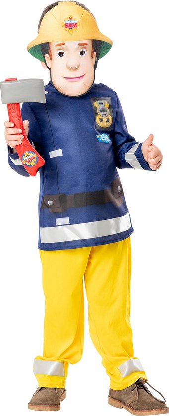 Rubies - Brandweerman Sam kostuum (5-6 jaar)