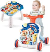 Loopwagen - Baby Walker - Multifunctionele loophulp met licht regelbare snelheidsmuziek en afneembaar speelbord - Baby loophulp voor kinderen van 12-36 maanden - Looptrainer