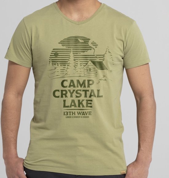 LIGER - Limited Edition van 360 stuks - Zender & Chaos - Camp Crystal Lake - T-Shirt - Maat XL