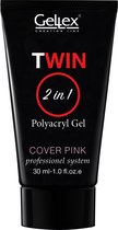 Gellex - Twin Polygel - Polyacryl Gel - Polygel nagels - Tube Cover Pink 30g