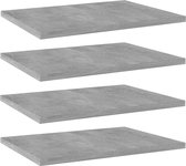 vidaXL-Wandschappen-4-st-40x30x1,5-cm-bewerkt-hout-betongrijs