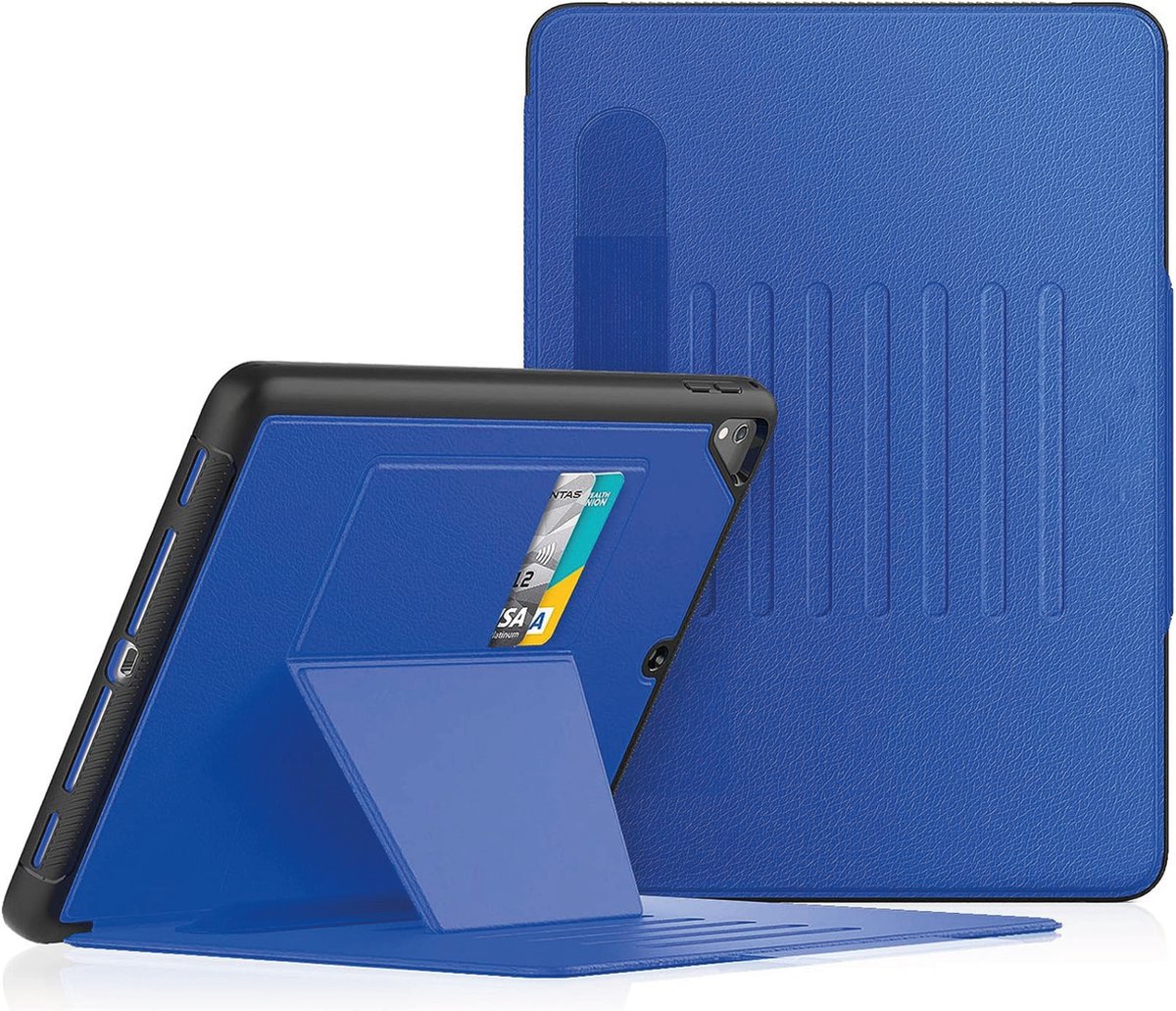 ShockProof Tablet Hoes - Geschikt voor iPad Hoes 5e, 6e, Air 1e, Air 2e Generatie - 9.7 inch - Blauw