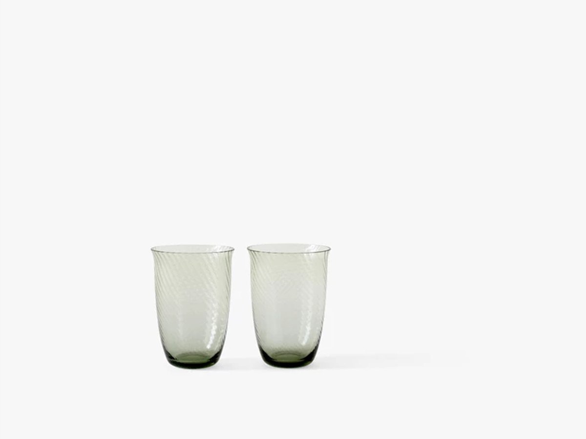 &Tradition Space Copenhagen Collect SC61 waterglas H12cm set van 2 moss