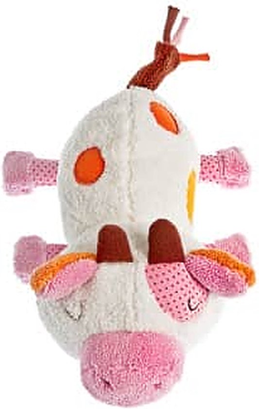 Knuffel Koe Nino Ideas Roze 28cm