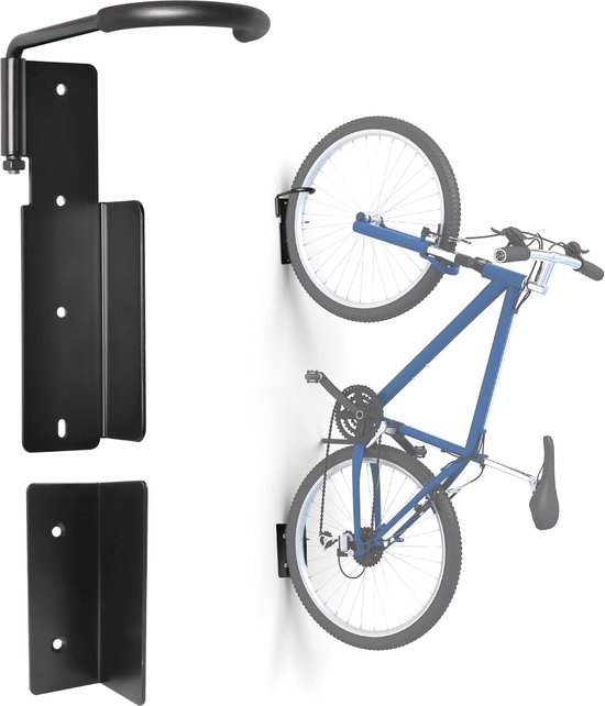 Fietshouder mural, support de vélo mural vertical, support de vélo