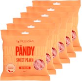 Pandy | Candy | Sweet Peach | 6 Stuks | 6 x 50 gram