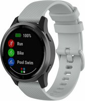 By Qubix Sportband met motief - Grijs - Xiaomi Mi Watch - Xiaomi Watch S1 - S1 Pro - S1 Active - Watch S2