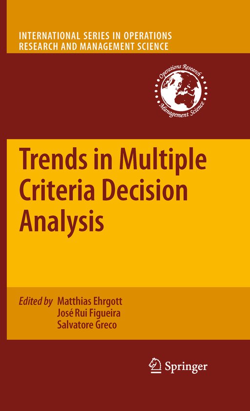 Trends in Multiple Criteria Decision Analysis - cover