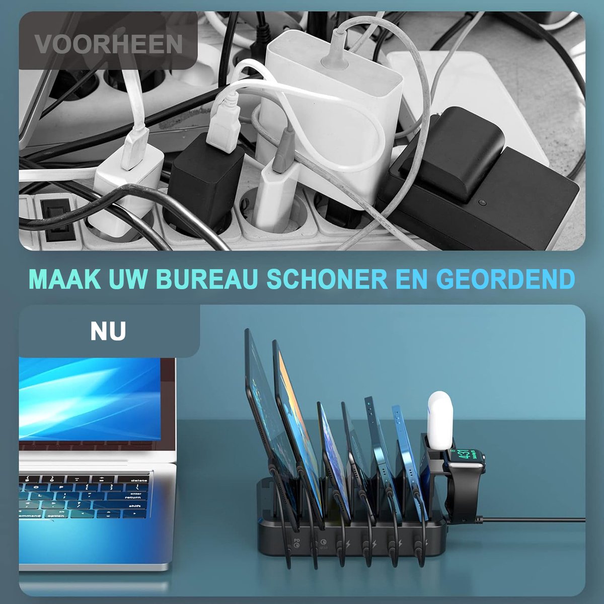 Dockingstation Ladestation für Handy, Typ C Ladestation Stand Dock Desktop Tisch Ladestation Ladegerät Dock Ständer für, für P9/P20pro Mate10 Smartphone, schwarz