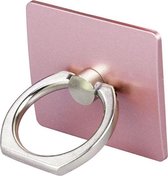 New Age Devi - "360° Roze Roterende Smartphone-Fingerring - Zelfklevend"